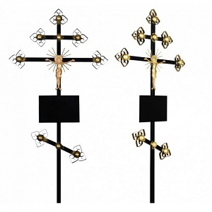 Крест намогильный металлический Купола